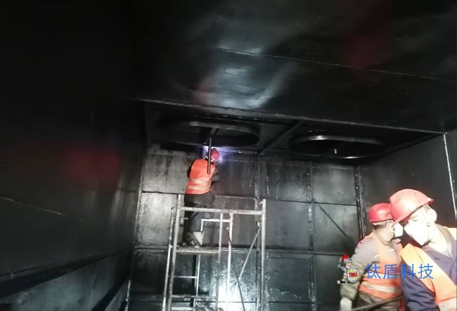 水泥系统窑尾收尘器防腐