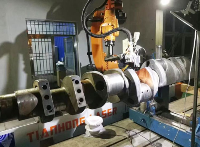 风机主轴熔覆增材再加工