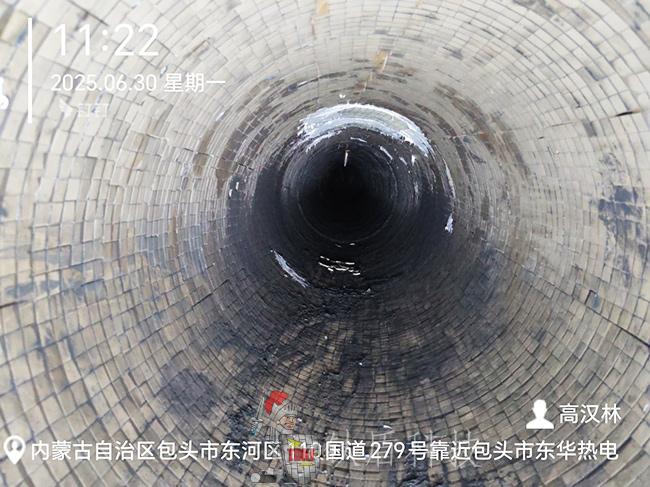 包头东华热电煤粉管道防磨修复