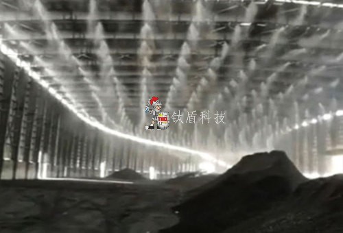 古浪祈连山水泥堆棚智能喷雾系统安装