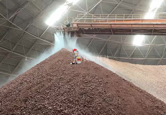 智能干雾降尘系统在布料机上的应用