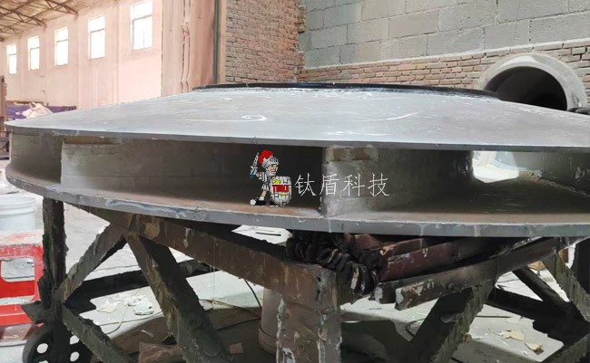 【国家电投】重庆合川电厂排粉机叶轮陶瓷防磨