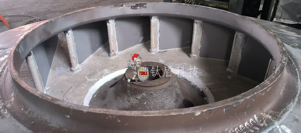 贵州盘江电投引风机叶片防磨修复