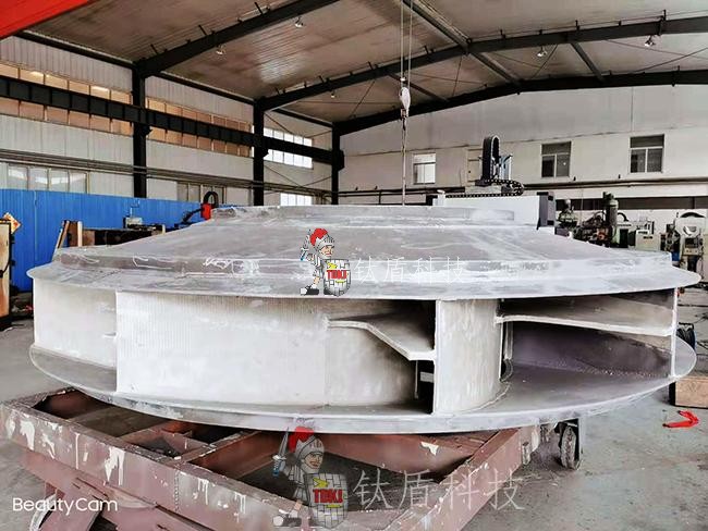 陶瓷金属复合技术在水泥厂循环风机叶轮上的应用